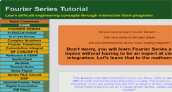 Desktop Screenshot of fourier-series.com