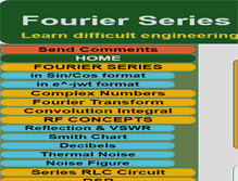 Tablet Screenshot of fourier-series.com